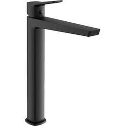 Смеситель для раковины высокий Belz B11715-7, чёрный матовый фото 