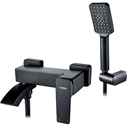 Смеситель для ванны Ledeme L3178B, чёрный фото 