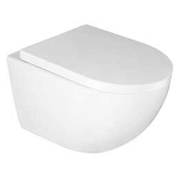 Унитаз подвесной Azario Ormi AZ-0253VD с крышкой микролифт фото 