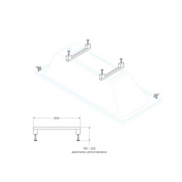 Ножки для ванны Cezares LEG-KIT-150 фото 