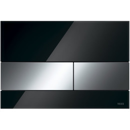 Кнопка смыва TECEsquare 9240807, чёрное стекло/хром глянцевый фото 