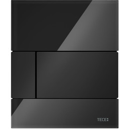 Кнопка смыва TECEsquare Urinal 9242809, чёрное стекло фото 
