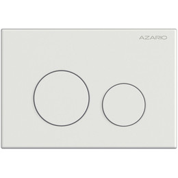 Кнопка смыва Azario AZ-ИУ00010, белый глянцевый фото 