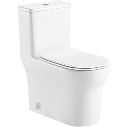 Унитаз-моноблок Azario Sinto AZ-1098 с крышкой микролифт фото 