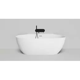 Ванна каменная Salini Alda Wall 170x90 см 101915G (S-Sense) глянцевая фото 