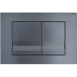 Кнопка смыва Azario AZ-001.08, оружейная сталь матовая фото 