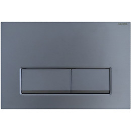 Кнопка смыва Azario AZ-015.08, оружейная сталь матовая фото 