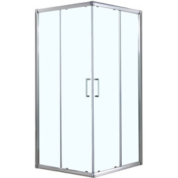 Душевое ограждение Azario Greenwood 110x110 см AZ-NNE1142 1100, серебро/прозрачное фото 