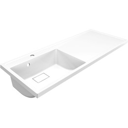 Раковина над стиральной машиной Azario Paola Magenta 120 см L CS00078451 фото 