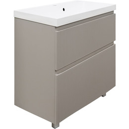 Тумба напольная с раковиной Azario Viola 80/2H 80 см CS00097141, бежевый фото 