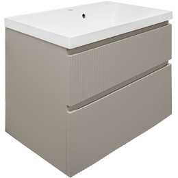 Тумба подвесная с раковиной Azario Viola 80/2 80 см CS00097144, бежевый фото 