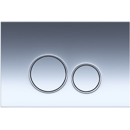 Кнопка смыва Azario Forte AZ-100-030F, хром глянцевый фото 