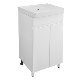 Тумба напольная с раковиной Azario Эстима 50 см CS00094634, белый фото 