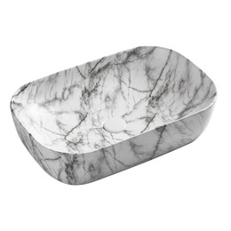 Раковина-чаша Azario 60 см AZ-2143-P-M805, тёмный мрамор фото 