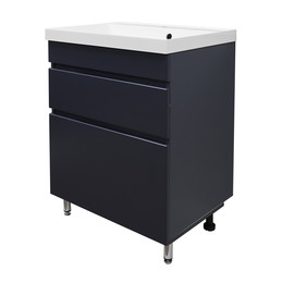 Тумба напольная с раковиной Azario Эстима 60 см CS00094593, графит фото 