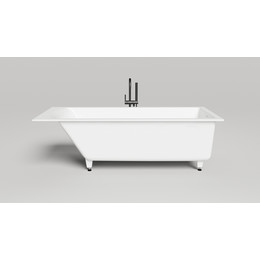 Ванна каменная Salini Cascata 180x80 см 104513G (S-Sense) глянцевая фото 