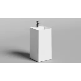 Раковина напольная Salini Armonia Square Top 01 45 см 130521TM (S-Stone) матовая фото 