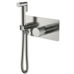 Набор для гигиенического душа Boheme Stick 127-NB.2 (со скрытой частью) никель фото 