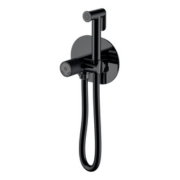 Набор для гигиенического душа Boheme Tech 157-B (со скрытой частью) чёрный фото 