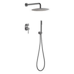 Душевая система для душа Boheme Uno 464-GM, графит фото 