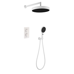 Душевая система для душа с термостатом Boheme Cell 427-MW + 134-2-MW (со скрытой частью) белый матовый фото 