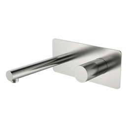 Смеситель для раковины настенный Boheme Stick 125-NB.2 (со скрытой частью) никель фото 