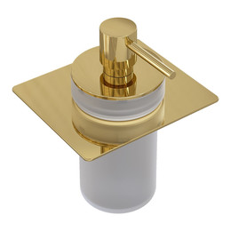 Дозатор для жидкого мыла Boheme Space 10966-G-DISP, цвет золото фото 
