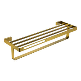 Полка для полотенец Boheme Q 10947-BR, цвет бронза фото 