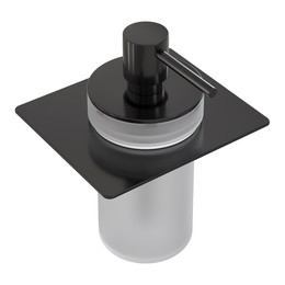Дозатор для жидкого мыла Boheme Space 10966-SGM-DISP, цвет графит глянцевый фото 