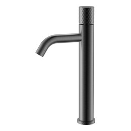 Смеситель для раковины высокий Boheme Stick 122-GM, графит фото 