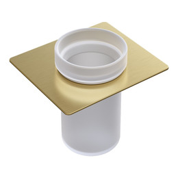 Стакан для зубных щеток Boheme Space 10966-MG-TUM, цвет золото матовое фото 