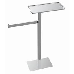 Стойка с полотенцедержателем и полкой Boheme 10952-CR фото 