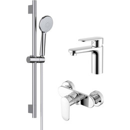 Набор смесителей 3 в 1 для душа Aquatek Ника AQ1831CR фото 