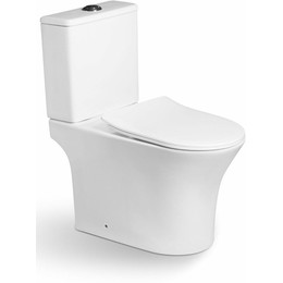 Унитаз-компакт SantiLine SL-5022 с тонкой крышкой микролифт фото 