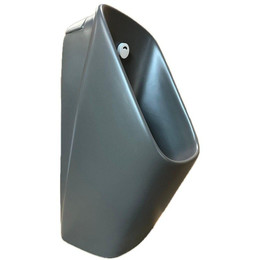 Писсуар подвесной SantiLine SL-6004MG (подвод воды скрытый) серый матовый фото 