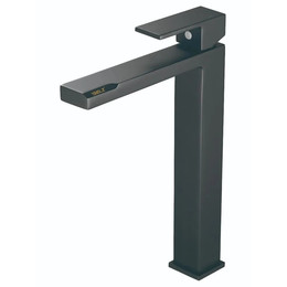 Смеситель для раковины высокий Belz B11613-7, чёрный фото 