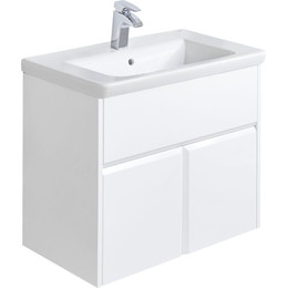 Тумба подвесная с раковиной Roca Up 60 см ZRU9303010, белый фото 