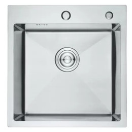 Кухонная мойка Gerhans K34550AD 1 мм, сатин фото 
