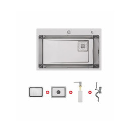 Кухонная мойка Gerhans K37246 1 мм, сатин фото 