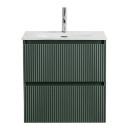 Тумба подвесная с раковиной BelBagno 50 см UNO-MINI-500-2C-SO-VO, еловый матовый фото 