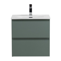 Тумба подвесная с раковиной Belbagno 50 см KRAFT 39-500/390-2C-SO-VO (раковина BB500/390ETL) еловый матовый фото 