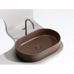 Раковина-чаша Ceramicanova Element 60 см CN6048MDB, тёмно-коричневый матовый фото 