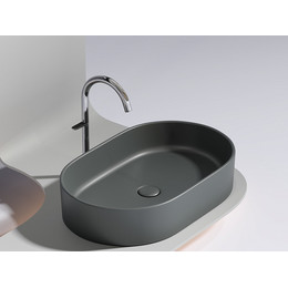 Раковина-чаша Ceramicanova Element 60 см CN6048MDH, тёмный антрацит матовый фото 