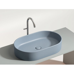 Раковина-чаша Ceramicanova Element 60 см CN6048MHL, серо-голубой матовый фото 