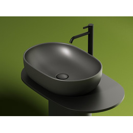 Раковина-чаша Ceramicanova Element 60 см CN6047MDH, тёмный антрацит матовый фото 