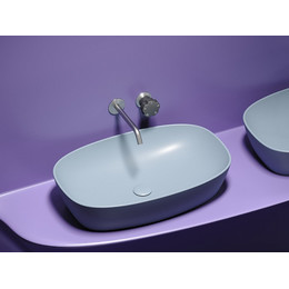 Раковина-чаша Ceramicanova Element 60 см CN6049MHL, серо-голубой матовый фото 