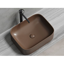 Раковина-чаша Ceramicanova Element 50 см CN6052MDB, тёмно-коричневый матовый фото 