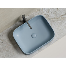 Раковина-чаша Ceramicanova Element 50 см CN6052MHL, серо-голубой матовый фото 