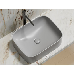 Раковина-чаша Ceramicanova Element 50 см CN6052MSG, серый матовый фото 