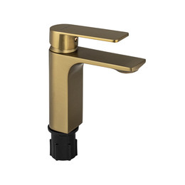 Смеситель для раковины Fabia 9838, матовое золото фото 